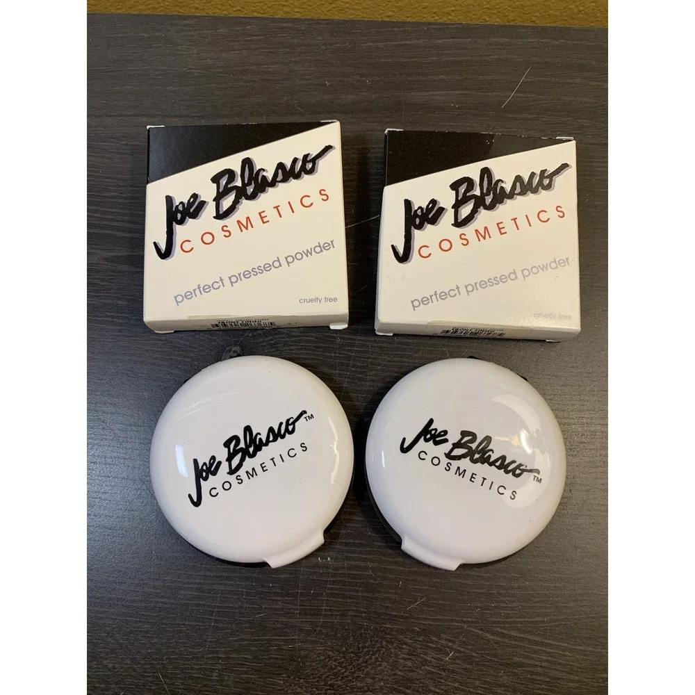 Joe Blasco Perfect Pressed Powder Set Of 2 - Ebony Finish .635‎ oz
